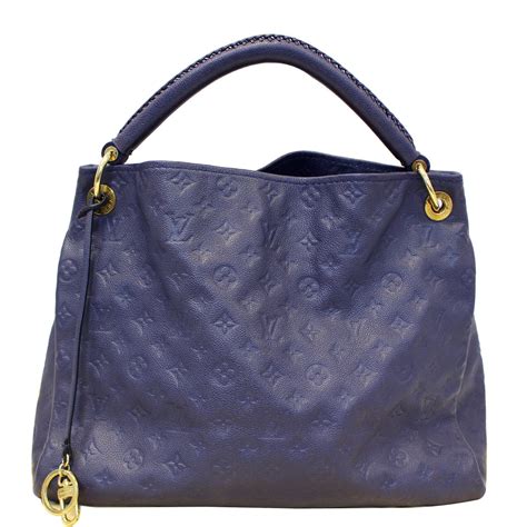 blue and white lv|louis vuitton blue shoulder bag.